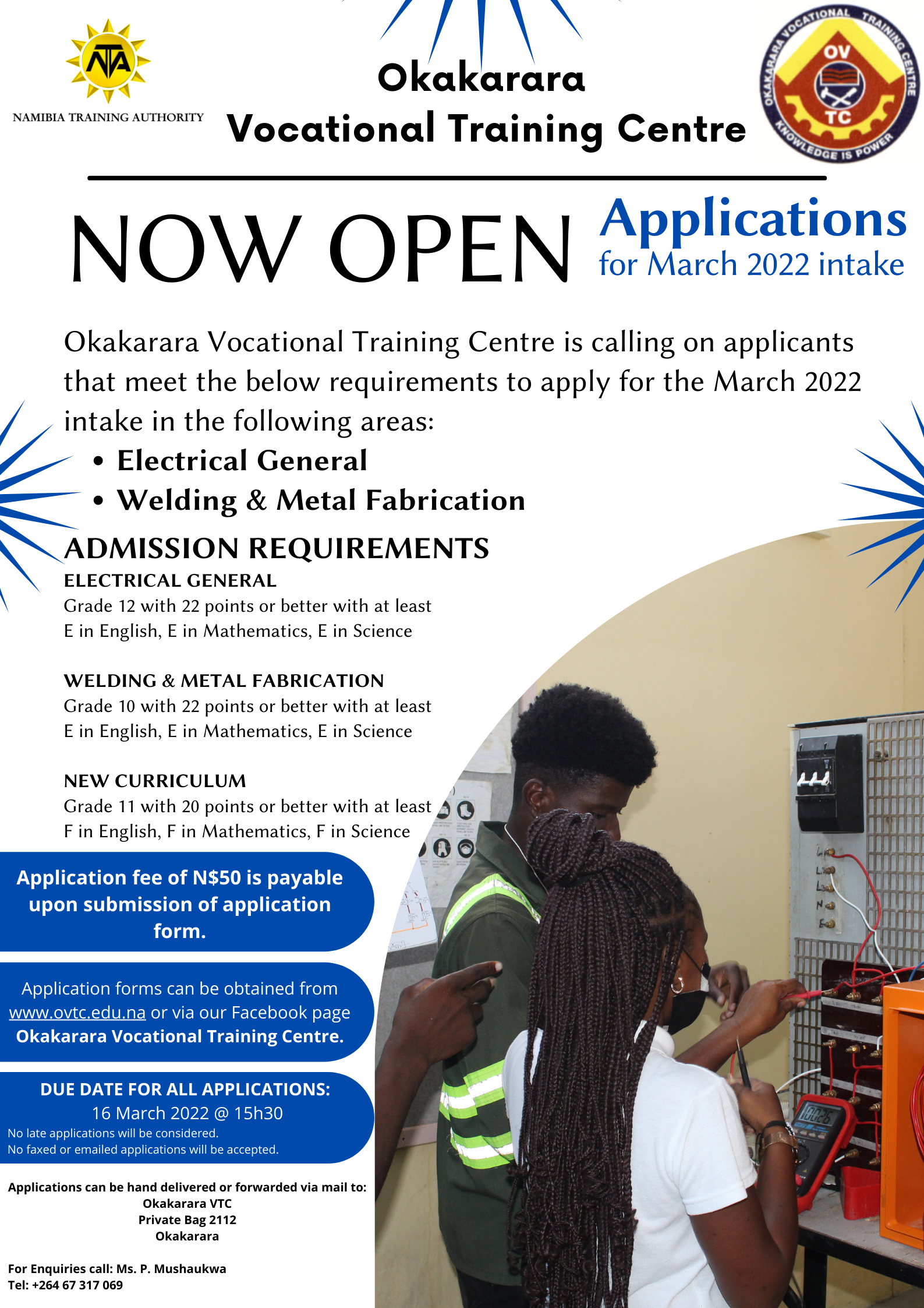 March Intake 2022 now open